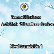 Esta actividad fue realizada por nuestros niños de la Escuela La Esperanza de Radal, del nivel de Transición I, alusivo a la estación del año EL INVIERNO